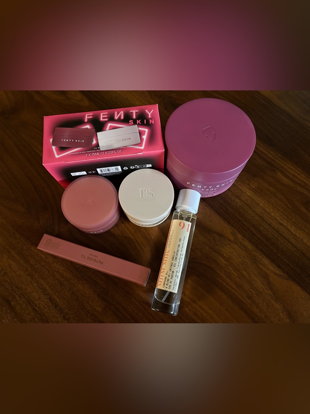 Fenty Skin Butta Drop Vanilla Dream Jumbo 16.9oz & Holiday Duo Set 2.5oz Bundle